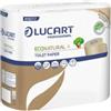 Lucart Carta igienica EcoNatural - 9,5 cm x 44 mt - diametro 12,5 cm - 15,5 gr - 400 strappi - Lucart - pacco 4 rotoli (unità vendita 1 pz.)