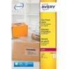 Avery Etichette Trasparenti Lucide L7565 - 99,1 x 67,7 mm - 25 Fogli - Adesivo Permanente - QuickPEEL™