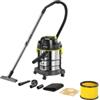 RYOBI R18WDV-0 - Aspiratore solidi e liquidi 18V, 18L, Acciaio INOX, Potenza 82 air watt