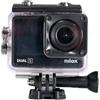 Nilox, Action Cam Dual S, Action Camera Risoluzione 4K/60 fps, Grandangolo a 170°, Schermo Posteriore Touch Screen, Impermeabile fino a 30 m con Custodia Stagna,con Attacchi Adesivi, Kit di Montaggio