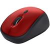 TRUST Mouse wireless Yvi+ - silenzioso - rosso - Trust (unità vendita 1 pz.)