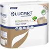 Lucart Carta Igienica Econatural - 9,5 Cm X 44 Mt - Diametro 12,5 Cm - 15,5 Gr - 400 Strappi - Pacco 4 Rotoli - Lucart - 811927j