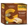 Giusto Natura Pan Leggero all'Avena Senza Glutine - 6 Confezioni da 25g, Fonte di Fibre e Basso Contenuto di Grassi