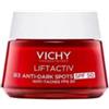 Vichy Liftactiv B3 Crema Viso Anti-Macchie SPF 50 - 50 ml con Niacinamide e Attivi Esfolianti