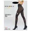 Solidea Minerva 70 Glitter Collant Nero/Silver Taglia L - Compressione Graduata 12/15 mmHg