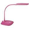 ALCO Lampada da tavolo Candy LED rosa - 16x16x33 cm, intensità luce regolabile e braccio flessibile