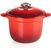 Le Creuset Cocotte Every in ghisa vetrificata, 18 cm, Arancio