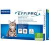 Virbac 104069012 EFFIPRO' CAT 4PIP - Antiparassitario per Gatti, Confezione da 4 Pipette
