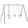 Intex Altalena intex grigio con set di gioco a 3 funzioni 343x249x203 cm - cod. 44123