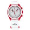 Swatch Omega x Moon Mission to Mars Speedmaster Rosso e Bianco - Nuovo, Moderno