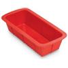 Guardini, Stampo rettangolare 23x12 cm, Ideale per friggitrice ad aria, Silicone alimentare, Rosso, Made in Italy, Linea Air Fryer
