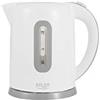 Adler 1234 bollitore elettrico, 2200 W, 1.7 litri, 44 Decibel, Acciaio inossidabile, Bianco/Grigio