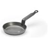 De Buyer Utensile Carbone Plus Padella BLINIS in Acciaio, Diametro cm 12, 5140.12, 12 cm