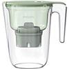 Philips Water Philips - Micro X-Clean Caraffa filtro acqua a flusso rapido, 2,6 litri,Timer elettronico, colore: Verde