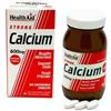 Health Aid Calcio 600 mg - 60 Compresse Masticabili con Vitamina D per Assorbimento Ottimale