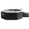 Intex Piscina idromassaggio gonfiabile intex pure spa jet bubble deluxe nero 6 persone 211x211x71 cm - cod. 28462