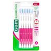 GUM Bi-Direction Scovolini Punta Fine 2614 - Confezione da 6 Pezzi per una Pulizia Interdentale Efficace