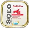 DRN Solo Galletto 100g - Alimento Umido Monoproteico per Cani e Gatti, Senza Coloranti e Conservanti