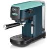 Ariete Light Aquamarine (1399/17) Macchina Per Caffe' Espresso Polvere E Cialde 1 O 2 Tazze Cappuccinatore Pressione 15 Bar 1300W