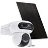 EZVIZ HB90 Telecamera di Sicurezza IP Esterno Motorizzata con Doppio Obiettivo, Visione Notturna a Colori e Pannello Solare