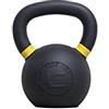Xenios USA PSCIKBLH16, Kettlebell Evolution Unisex, Nero/Giallo, 16 kg
