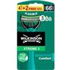 Wilkinson Xtreme 3 Sensitive - Rasoio usa e getta con 3 lame flessibili e striscia lubrificante alla vitamina E e Aloe vera, confezione da 4 2