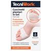 TECNIWORK Protezione Avampiede/Alluce in Gel - Cuscinetto Metatarsale con Divaricatore per Comfort e Protezione