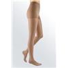 MEDIVEN ELEGANCE Collant Corto Beige Articolo 192 - Calza Compressiva con Soft Elastic e Tallone Rimpicciolito, Taglia 4