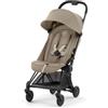 Cybex Platinum - Cybex Platinum Coya Passeggino Leggero Matt Black Cozy Beige