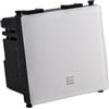 A2ZWORLD Termostato Connesso WIFI Da Incasso, Compatibile Con Vimar Plana, Occupa 2 Moduli, Colore Bianco, Per Caldaia Boiler,APP TUYA Touchscreen