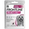 FRONTLINE TriAct, 1 Pipetta, Cane S (2-5 Kg), Antiparassitario per Cani e Cuccioli di Lunga Durata, Protegge il Cane da Pulci, Zecche, Zanzare, Pappataci e Leishmaniosi, Antipulci 1 Pipetta