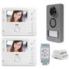 Urmet S.p.A. Urmet Kit Videocitofono Bifamiliare Urmet Miro Mikra 2 Fili 1722/94