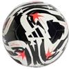 adidas FCWC Clb - Pallone da calcio (cucito a macchina), bianco, nero, rosso lucido, per uomini e donne, taglia 5