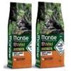 MONGE BWILD GRAIN FREE ALL BREEDS PUPPY ANATRA E PATATE 12 KG x2