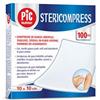 PIKDARE SpA Garza Sterile Pic 10x10 cm - 25 Pezzi in Puro Cotone Idrofilo