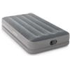 Intex Materasso singolo gonfiabile intex airbed dura-beam prestige mid-rise con pompa usb incorporata grigio 99x191x30 cm - cod. 64112