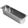 Gastronorm Europe GN GST2/4P150 - Contenitore Gastronorm 2/4 h150 in Acciaio Inox AISI 304, Dimensioni 530x162 mm, Capacità 9 Litri