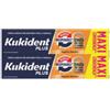 Procter & Gamble Kukident Crema Adesiva Dentiere Bipacco 57 g x 2 - Tenuta Insuperabile e Sapore Neutro