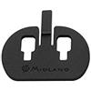 Midland - Clamp Singola con Biadesivo per Interfono Moto BTX, Compatibile con BT Next, BTX1 e BTX2, Supporto Adesivo con Fissaggio Stabile su Cuffie Over-Ear con Jack 3.5mm, Accessori per Motociclisti