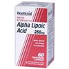 HealthAid Acido Alfa Lipoico 250mg - 60 Capsule Antiossidante per Memoria e Funzioni Cerebrali