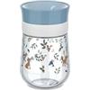 Mepal - Bicchiere Trainer 360° Mio Little Dutch - A prova di perdite - Cerchio a 360° per bere da entrambi i lati - Si chiude automaticamente quando il bambino smette di bere - 300 ml - Forest Friends