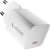 UNIQO GaN Nano Charger 20W, Caricabatterie USB-C, Tecnologia GaN, Ultra Compatto, Alimentatore Power Delivery (PD 3.0 PPS), Caricatore per iPhone, Android, Tablet e MacBook Neo, Bianco
