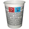 Dopla Bicchieri in carta 180 ml - Compostabili e biodegradabili - Colore bianco - Confezione da 50 pezzi