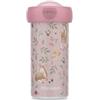 Mepal - Bicchiere per la Scuola Campus - Tazza per Bevande Little Dutch - Tazza per la Scuola Ermetica per Bambini - Senza BPA e Lavabile in Lavastoviglie - 300 ml - Fairy Garden