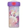 Mepal - Tazza di chiusura Campus - Bicchiere - Bottiglia d'acqua a prova di perdite per bambini - Tazza riutilizzabile - Senza BPA e lavabile in lavastoviglie - 300 ml - Unicorn Glow