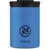 24Bottles Travel Tumbler- Tazza Termica Caffe, Te, Bevande Acciaio Inox Viaggio 350ml, Termos Caffè 100% Ermetico, Thermos 6hHot/24hCold, Borraccia Termica Mug Ecologica Design Italiano, Pacific Beach