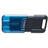 Kingston Pen drive 256GB Kingston Datatraveler 80M USB-C Nero/Blu [DT80M/128GB]