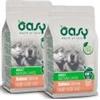 Oasy Crocchette Monoproteiche per Cani Adulto Medium/Large al Salmone - 12 Kg