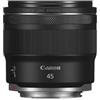 Canon Obiettivo Canon RF 45mm F1.2 STM - Obiettivo fisso luminoso con apertura super rapida f/1.2 | Leggero e ideale per fotografia ritrattistica | Compatibile con sistema Canon EOS R