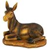 Aurora Store Asinello Presepe per Natività Natale Grotta Animali da Cortile in Miniatura per Statuine Presepe Asino 13 x h. 12 cm Decorazione Fattoria